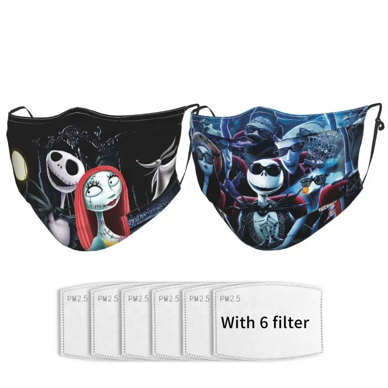 

Disney Cartoon Printing Adult Mask Outdoor Sports Protection Sunscreen Dust Masks Washable Adjustable Suitable Men Women 2PCS