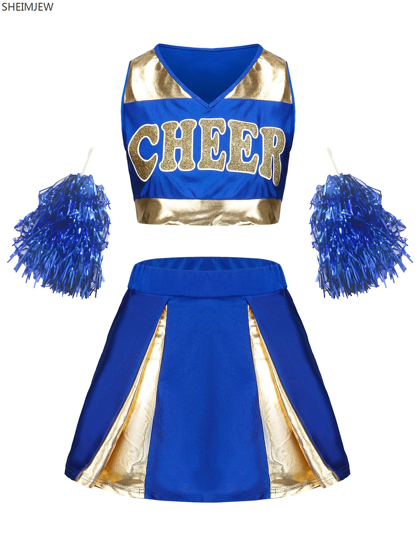 2024 карнавальный костюм болельщика для девочек наряд черлидинга танцевальные