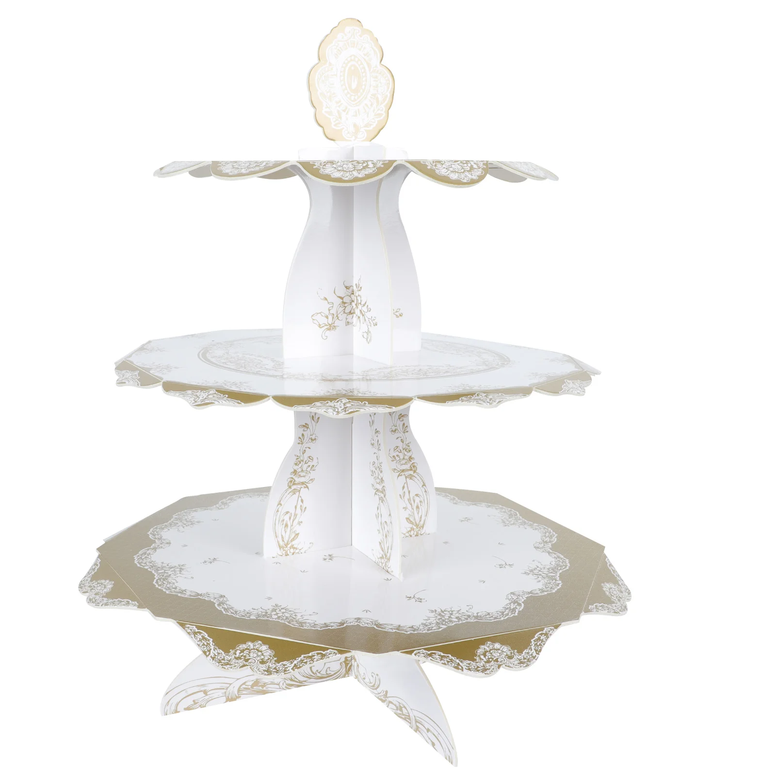 

Cake Cupcake Display Stand Rack Party Holder Tower Layer Holders Three Birthday Muffin Dessert Fruit Cardboard Plate Tray Pastry