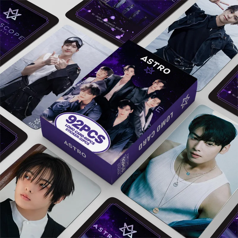 

92PCS/Set Kpop ASTRO Drive To The Starry Road Lomo Cards New Album High Quality Photocard K-pop Idol ASTRO Postcard Fan Gifts