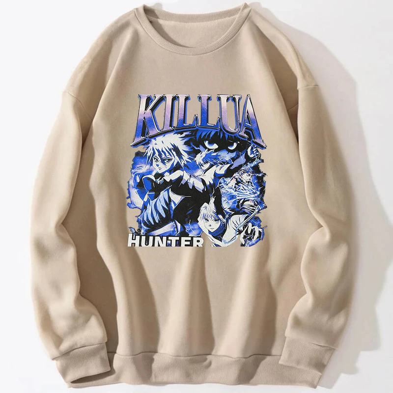 

HUNTER×HUNTER Japanese Anime HXH Manga Sweatshirts Sweatshirt Hoodie Hoodies For Men Trapstar Crewneck Spring Pullovers Jumper