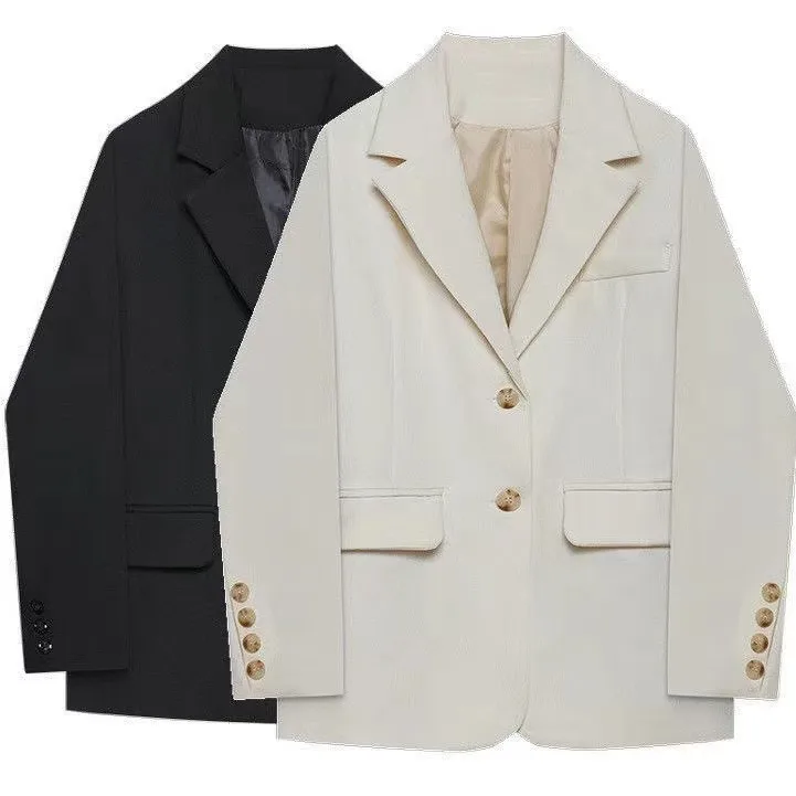 

Gray Jacket Western Celebrity Fragrance Early Autumn Celebrity Vibrato Korean Style Suit Jacket Female Spring And Autumn