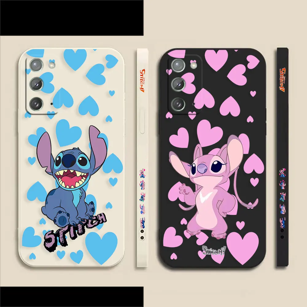 Чехол для телефона с мультяшным изображением Лило и Стич ангела Samsung A05S A90 A80 A70 A50