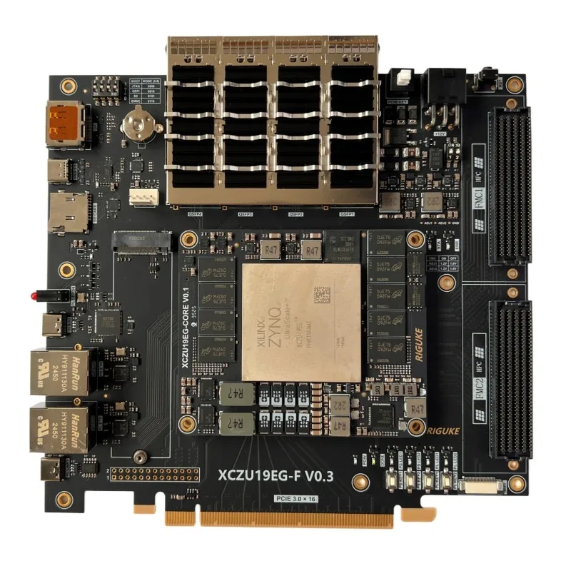 Фото XCZU19EG-F Плата разработки FPGA MPSoC XCZU19EG FMC HPC QSFP28 100G Оптический порт PCIE3.0 №4