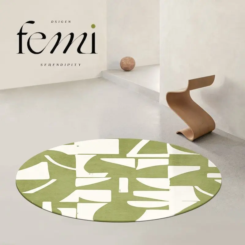 Круглый ковер для детской комнаты коврики спальни домашний звукоизоляционный