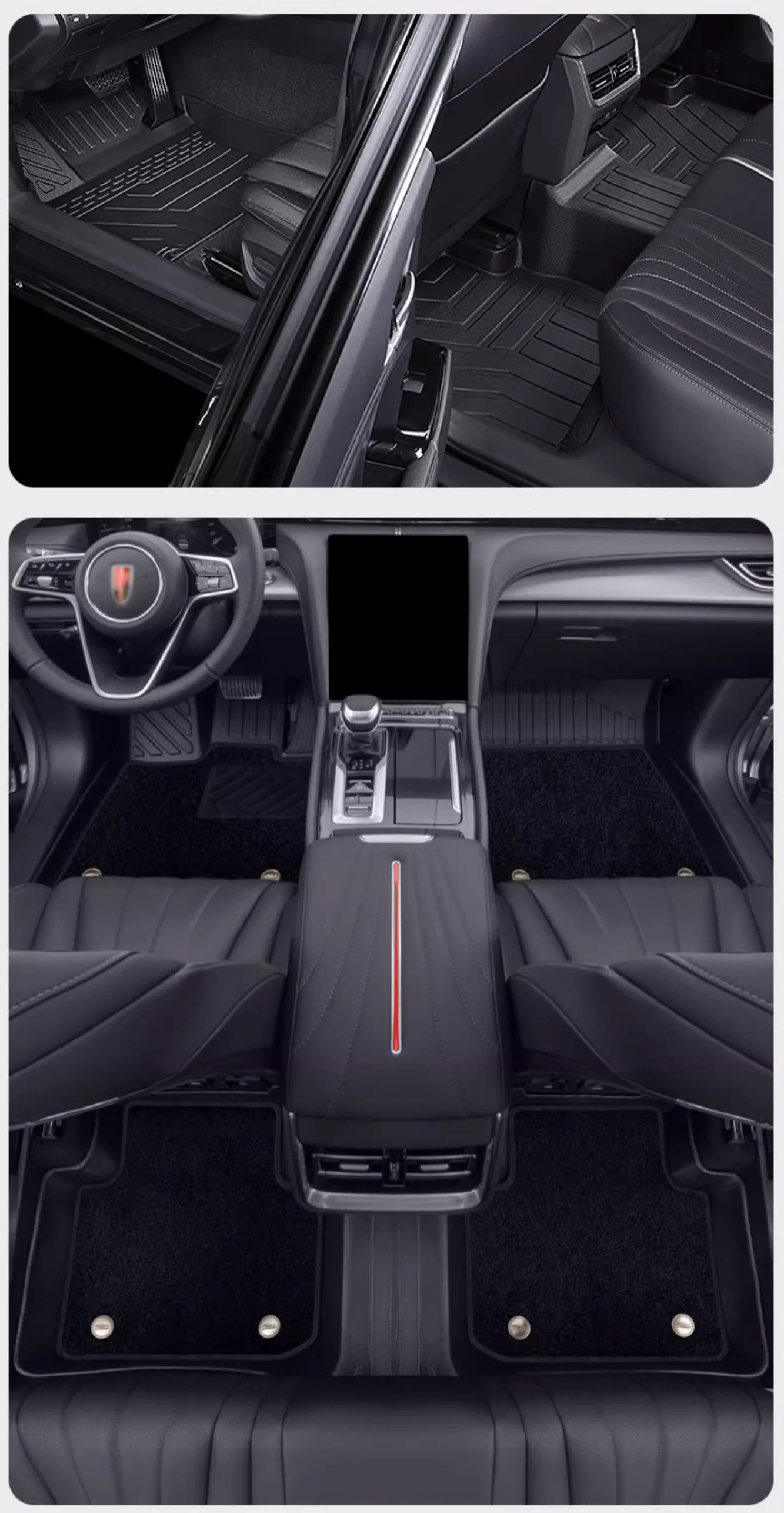 Автомобильный коврик для левого руля Hongqi H5 HS5 EQM5 индивидуальный ног с полным