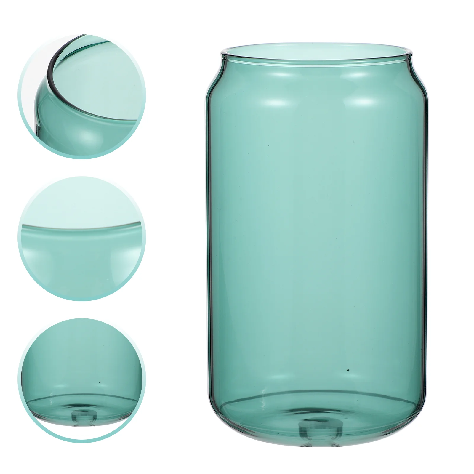 

Glass Beer Cup Decorative Beverage Cup Comfortable Grip Glass Cup Heat-resistant Glass Water Cup