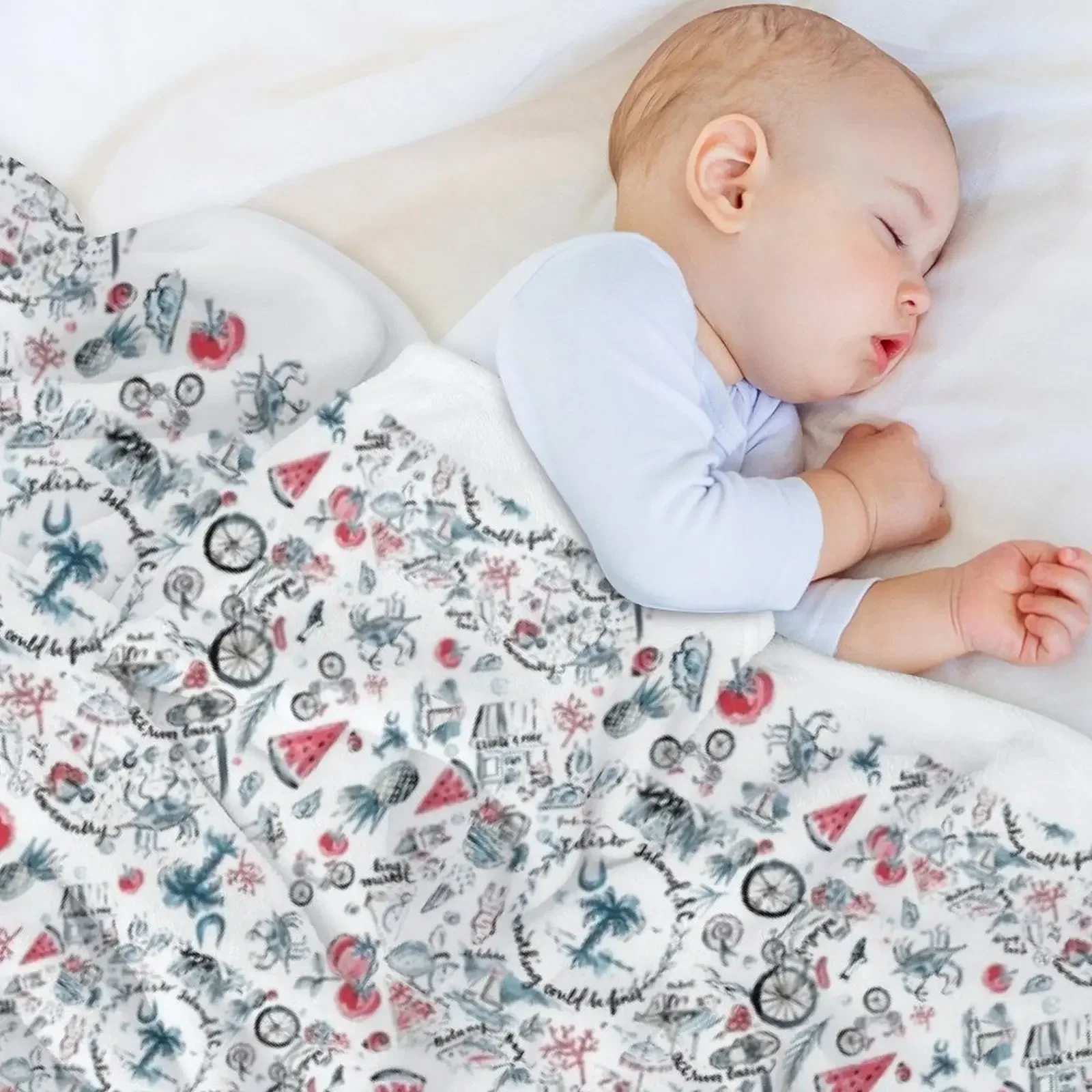 Lowcountry Life Edisto Island одеяло для кровати модный спальный мешок пушистые тонкие одеяла