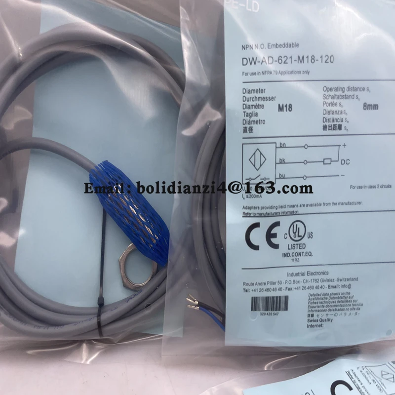 Быстрая доставка DW-AS-613-M18-002 DW-AS-623-M18-002 DW-AD-621-M18-120 бесконтактный переключатель В