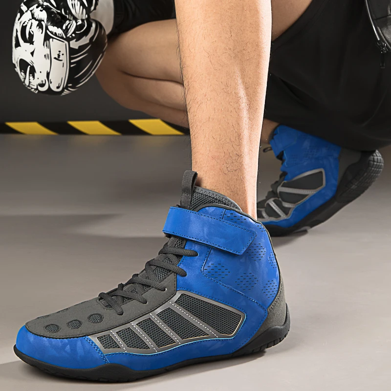 Breathable Wrestling Boxing Shoes for Men Women Athletics Sports Shoes Fighting Boots Size 35-46 Boxing Boots Bodybuilding Shoes
