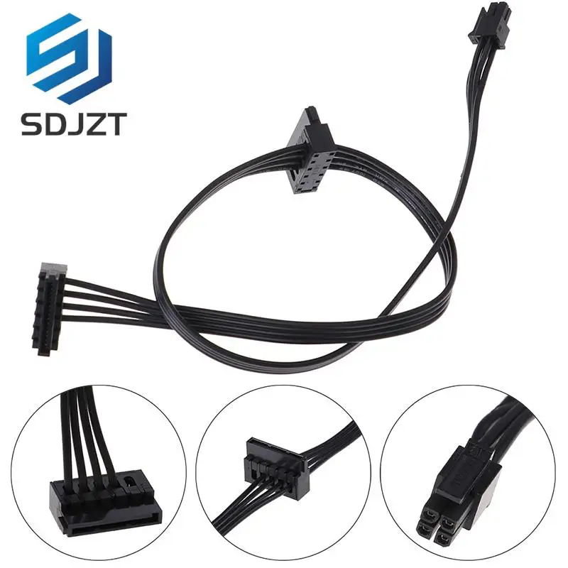 

1Pc 45CM Cable MINI 4 Pin Turn 2 SATA Power Supply For Lenovo Main Board Interface Small 4Pin To Two SATA SSD Power Supply Cable