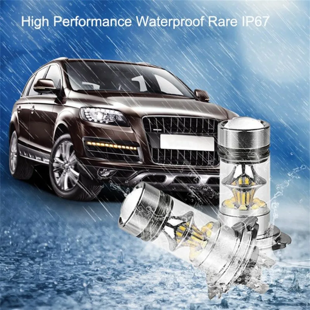 

100W Headlights Bulbs 2pcs/Set High Power 6000K H7 Headlight Conversion