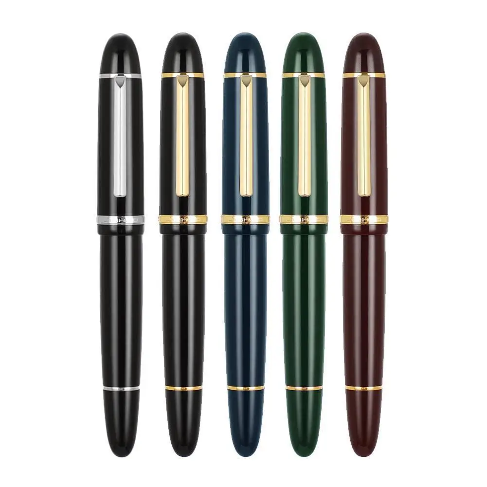 

Ручка перьевая Jinhao X159 с золотым зажимом, акриловая карандаш 2, 6 калибра, офисные принадлежности, чернильные ручки с чернильным наконечником для школы EF Iraurit A8C2