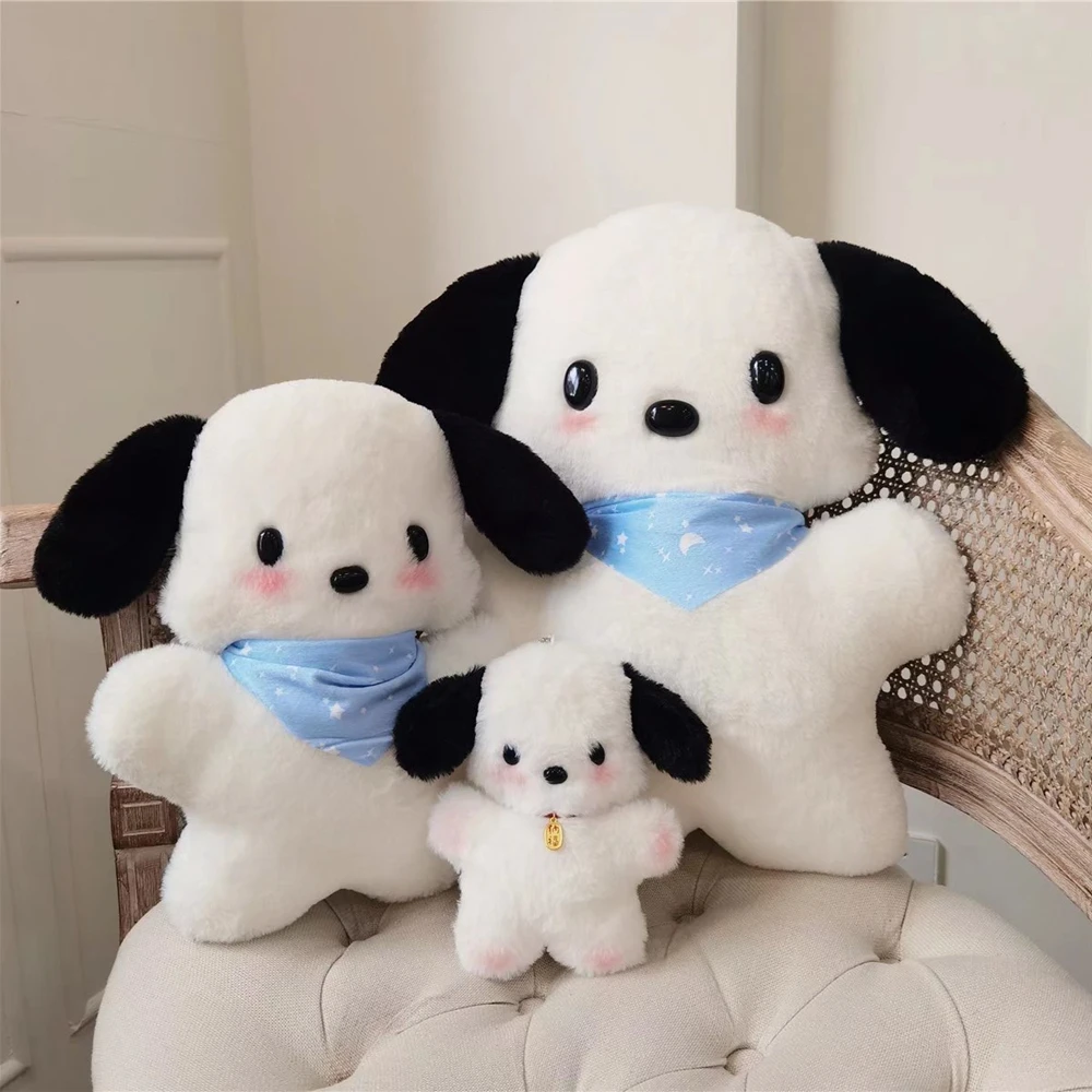 

Cute Furry Pachacco Plush Toy Anime Cartoon White Dog Plushies Kawaii Doll Hug Pillow Back Cushion Birthday Gifts For Child Girl