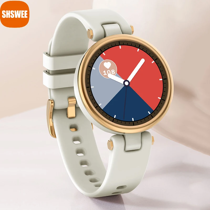 

For Xiaomi Super Slim Fashion Women Smart Watch Full Touch Screen Smartwatch Woman Heart Rate Monitor For Android and IOS