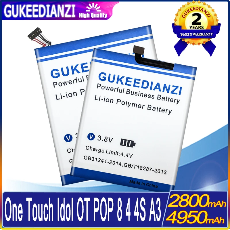 

Battery For Alcatel Idol 4 OT6055 6055H/Idol 4S OT-6070 6070K/For Alcatel POP 8 P320A/A3 OT-5046/For Alcatel One Touch OT 997