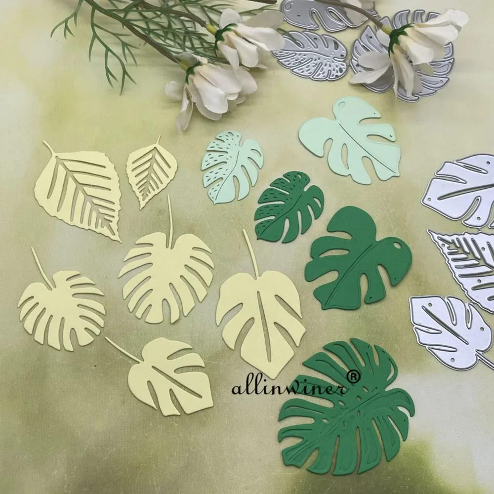 Декор листьев металлические Вырубные штампы трафареты вырезанные для сделай сам