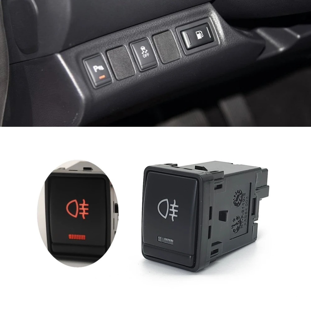 

Car Orange LED Rear Fog Lights Switch for Nissan X-Trail T32 2014 Qashqai J11 2015 Tiida Xterra Sylphy Teana C26 C27