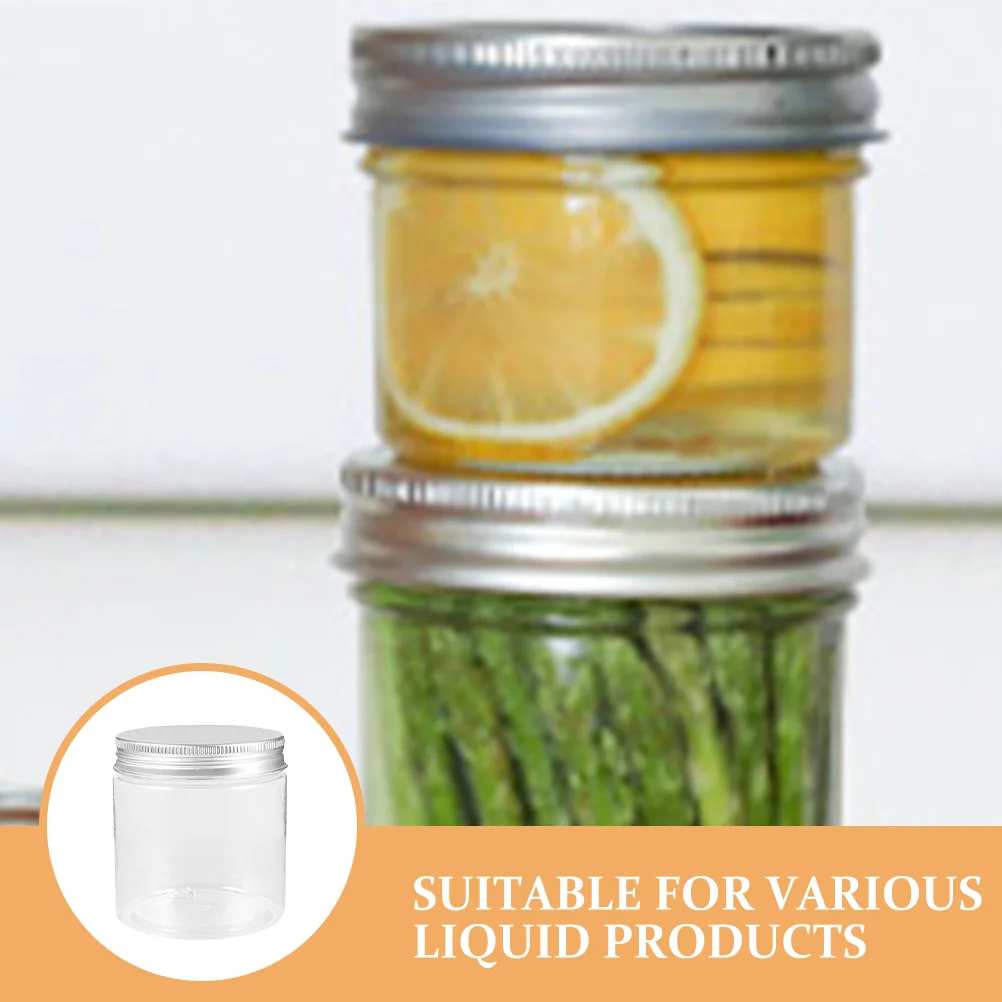 6 шт. мини-серебряные контейнеры для дозирующих бутылок макияжа дорожные размеры