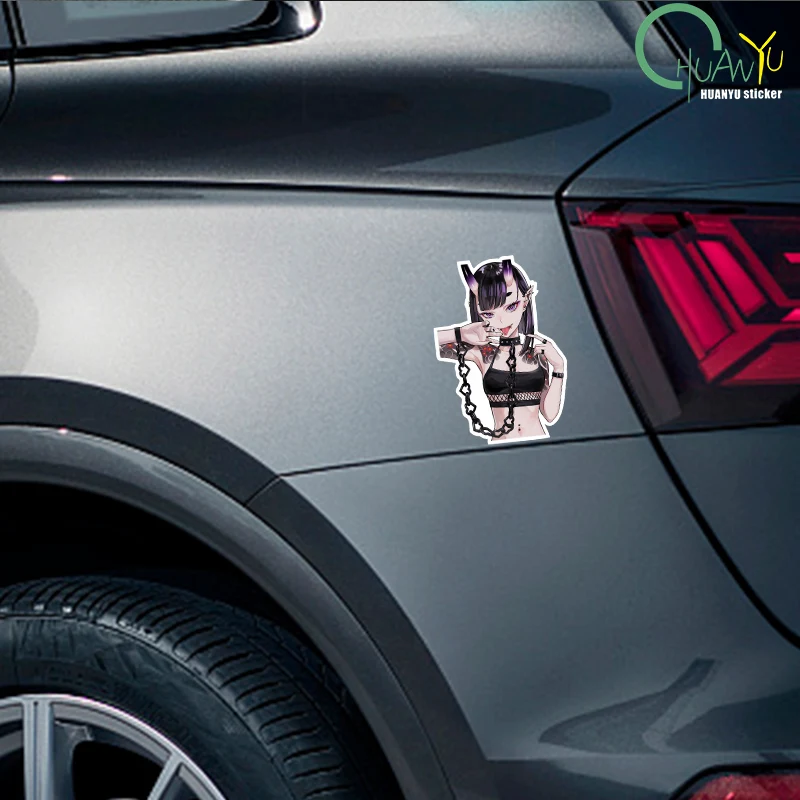 JDM Аниме Devil Girl Наклейки Светоотражающие Водостойкие Для Автомобиля Мотоцикла