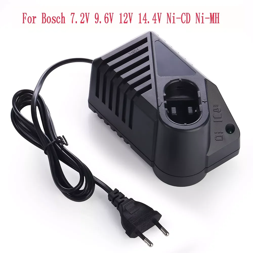 

110-240V Charger For Bosch 7.2V 9.6V 12V 14.4V Ni-CD Ni-MH Battery Electrical Drill Battery GSR7.2 GSR9.6 GSR12 GSR14.4 AL1411DV