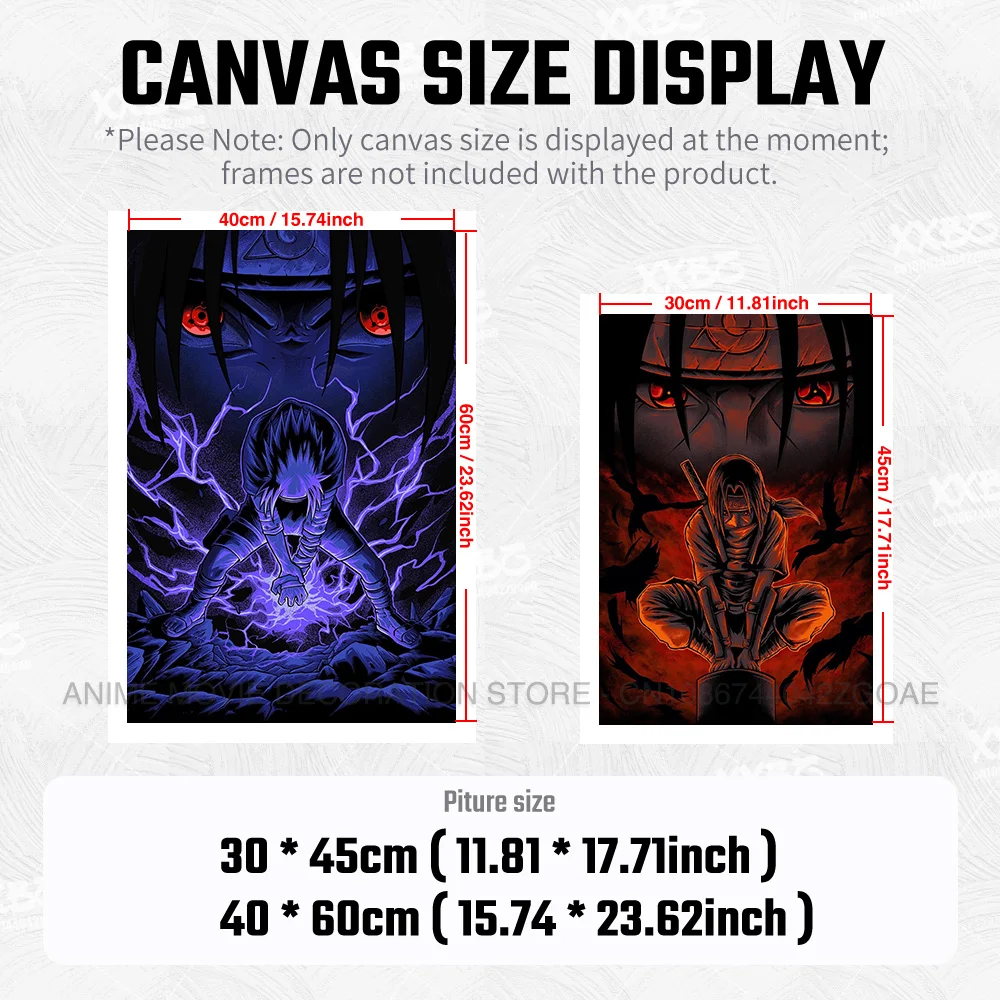 Удзумаки постер Naruto Jiraiya картина в стиле аниме Hatake Kakashi Home Decor Uchiha Sasuke без рамки
