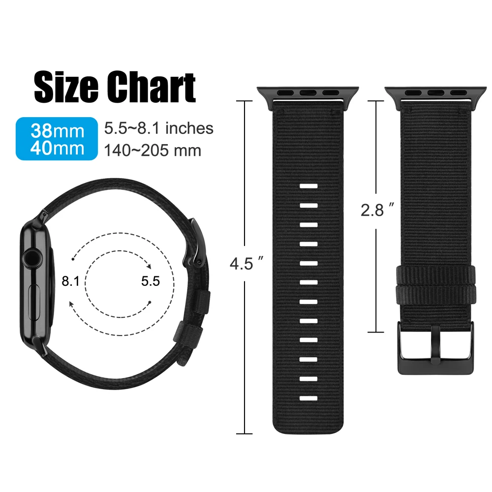 For Apple Watch Band Series 7 41mm 45mm Strap Soft Woven Fabric bracelet For Apple iWatch 1 2 3 4 5 6 SE 38MM 42MM 40MM 44MM