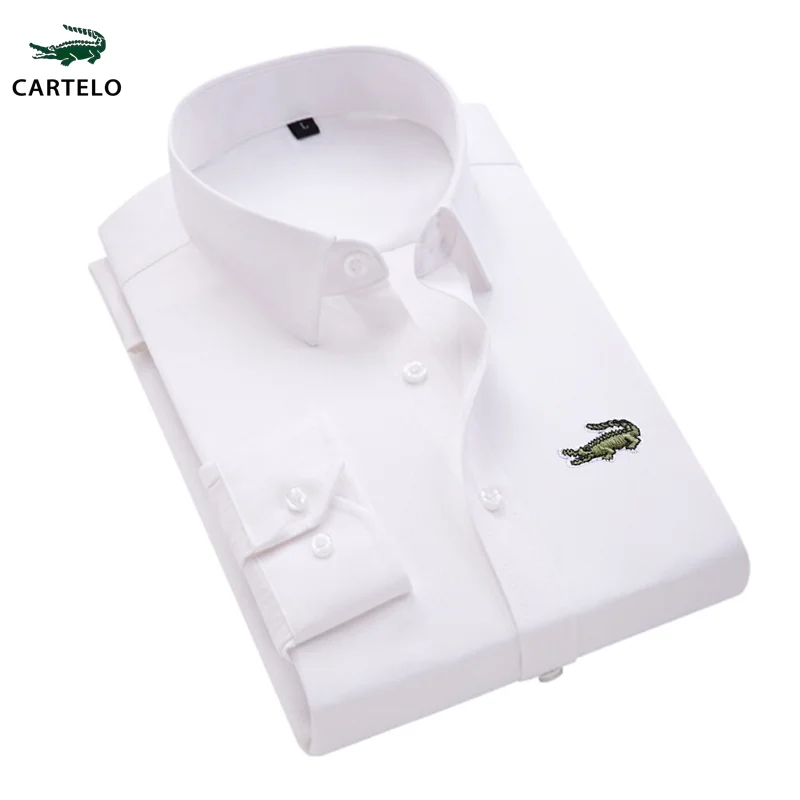 

2023 Spring/summer business leisure new all-in-one solid color men's fashion shirt men's casual long-sleeved shirt men
