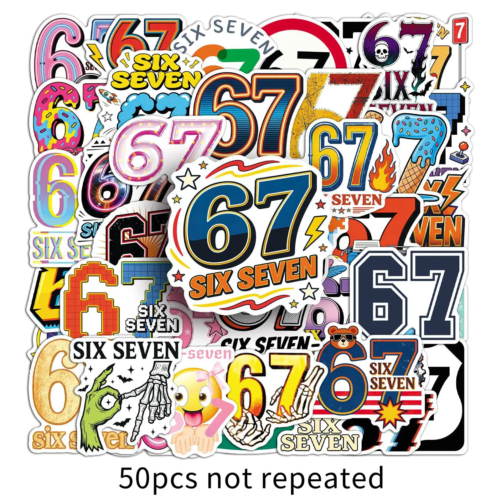 

Набор стикеров "Студенческие канцелярские товары", 50 шт.