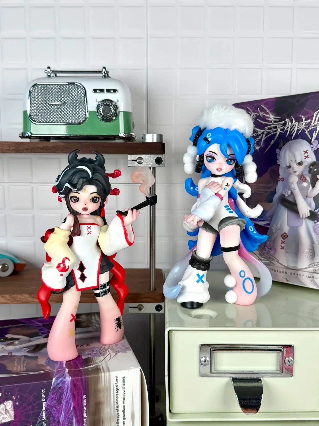 Коллекционная дизайнерская фигурка VICOCO Toxin Experiment Series Blind Box Rebel: винтажный готический монстр, дизайнерская игрушка, арт-объект (art.: 3920dcbc1d1db) - 3920dcbc1d1db