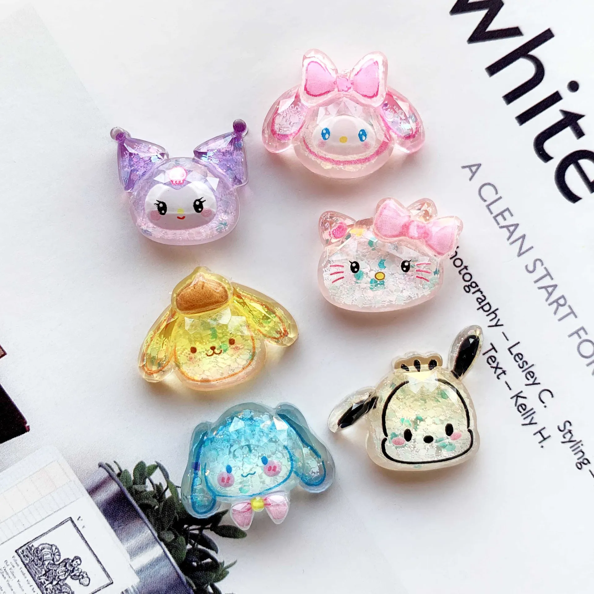 5 шт. блестки с высокой прозрачностью