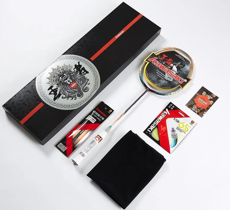 

Ракетка для бадминтона Kawasaki King K8, Т-образная, из углеродного волокна