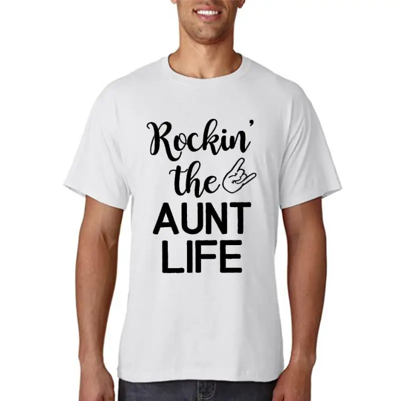 

Women Lady Letter Printed Aunt Life Letter Ladies Fashion Summer T Tee Tshirt Womens Female Top Shirt Clothes Graphic T-shirt
