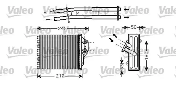 

VALEO 812283 HEATING RADYATORU PALIO SIENA