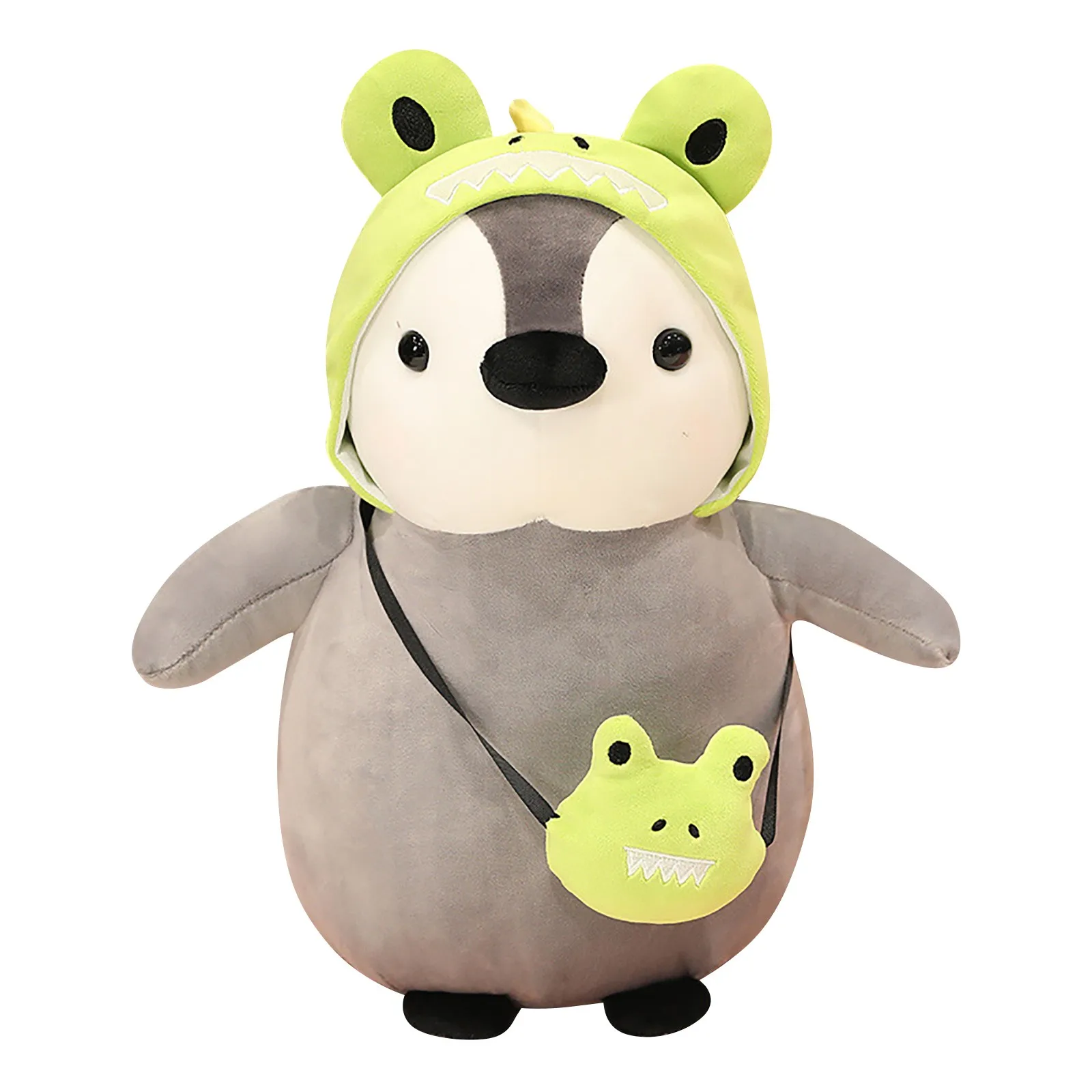 25CM Kawaii Cartoon Mollusk Penguin Cosplay Plush Cross-dress Rabbit Strawberry Frog Toys Gifts For Girlfriend Kids Christmas - купить по