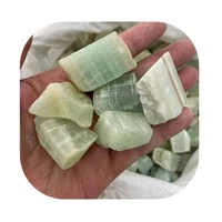 afghanistan jade calcite healing raw crystals minerals natural light green blue caribbean calcite rough stone for home decor