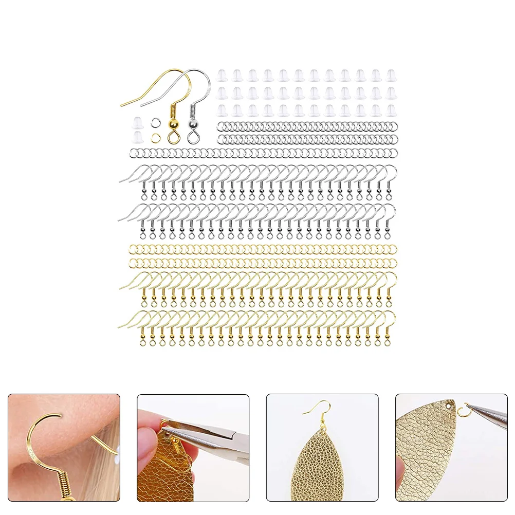 

600Pcs Hooks DIY Craft Supplies Earring Hooks Jewelry Accessories for Female Decor Home Craftwork
