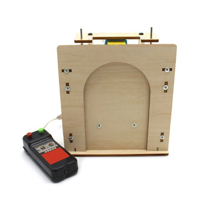 

Wooden Lift Door No. 1 Self-Made House Garage Model Electric Door Kit DIY Technology Gizmo Toy