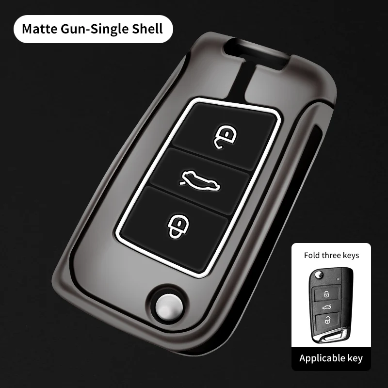 Чехол для автомобильного ключа VW Volkswagen Golf 7 MK7 Tiguan MK2 Skoda Octavia A7 Seat Tarraco Auto аксессуары