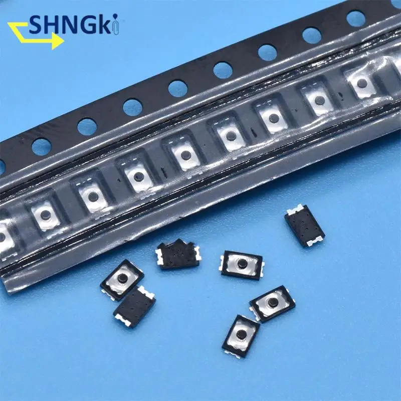 

Wholeale 50Pcs/lot 2x3x0.6 U Tactile Push Button Switch Tact 4 Pin Micro Switch SMD Mini Thin Film Key Light Touch Switches