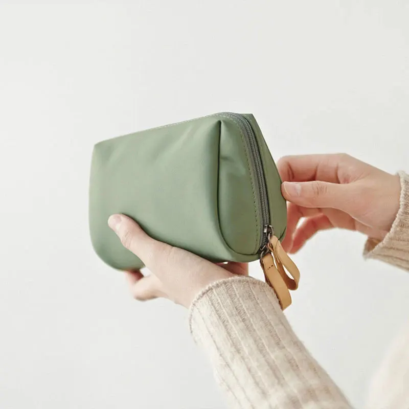 

Women Cosmetic Bag Solid Color Multifunction Zipper Travel Storage Makeup Bags Pouch Toiletry Organizer Holder New Washing Bag