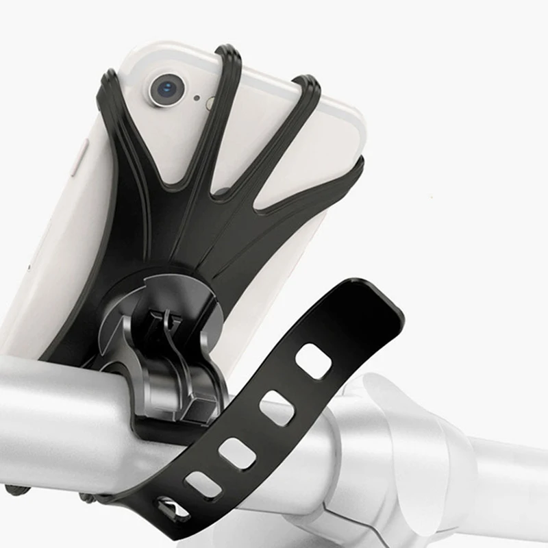 

Silicone Car Phone Holder for Xiaomi Mijia M365 Pro GPS 360 Rotation Holder for Motorcycle Bike Electric Scooter Accessories