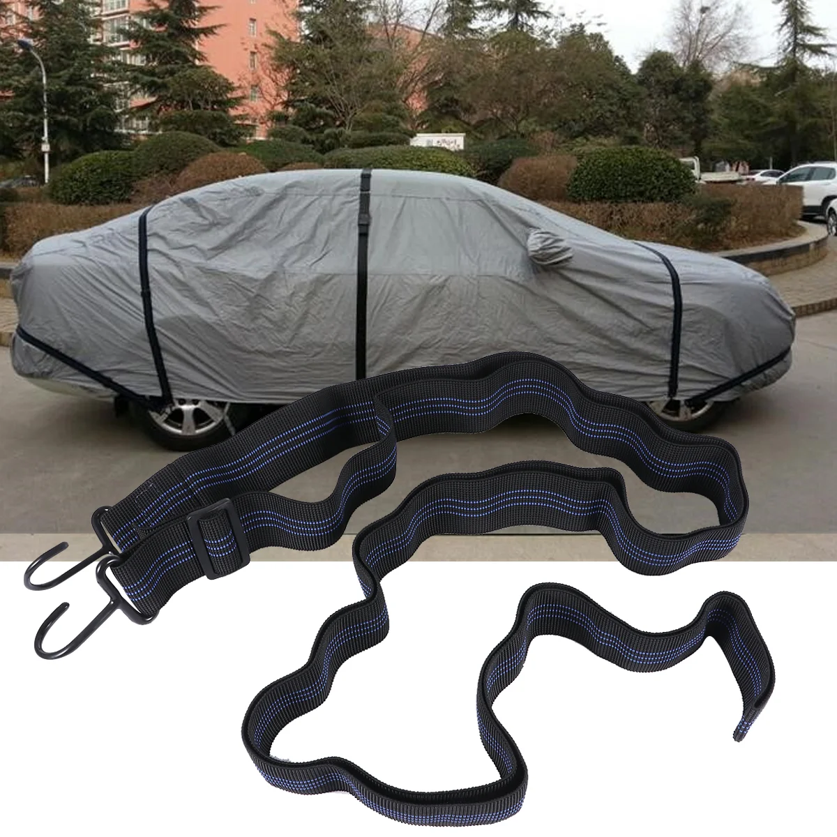 

Car Cover Windproof Straps Fixing Belt Fixing Strap for Car Cover Car Cover Wind Protector Fixing Strap