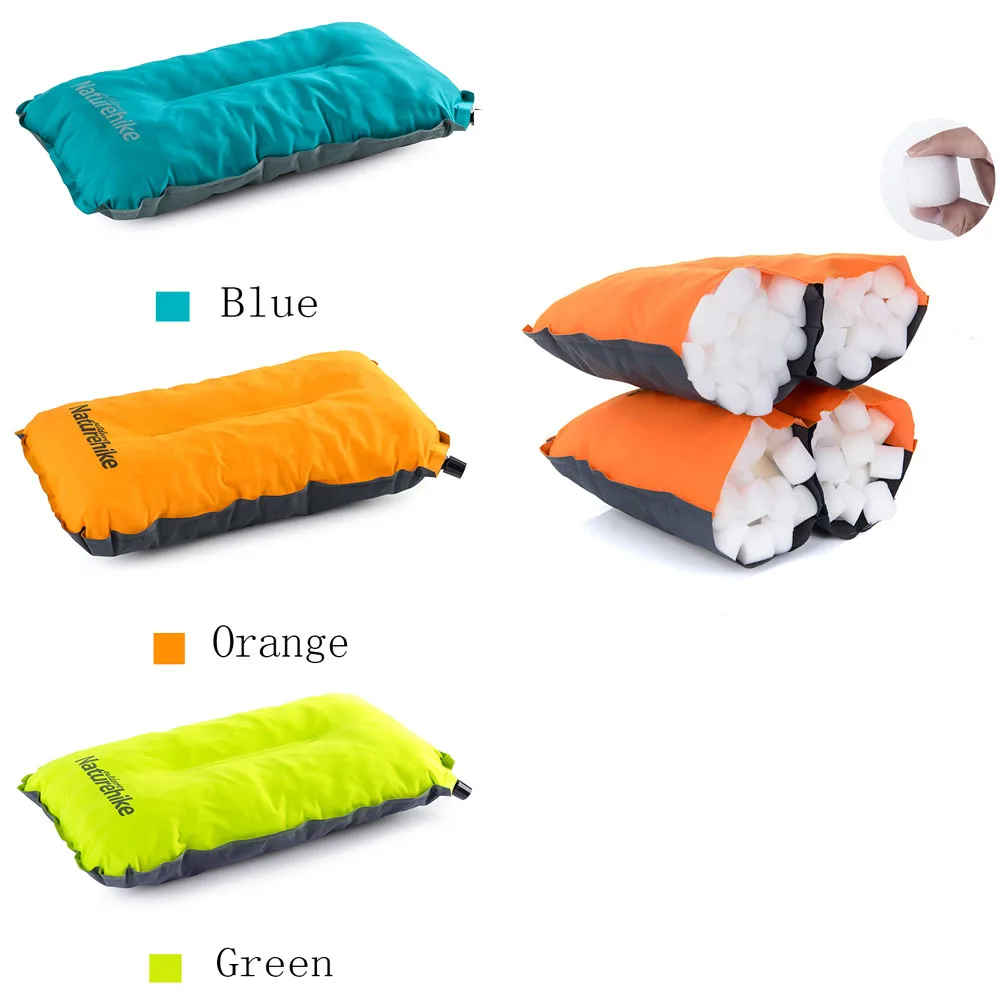 

Naturehike Automatic Self Inflating Sponge Pillow Ultralight Folding Compact Inflatable Pillows Outdoor Travel Camping Backpack