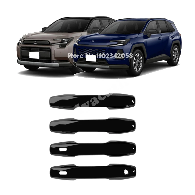 Для Toyota RAV4 2026-2027: Накладки на дверные ручки из АБС-пластика под карбон, черные, для умных дверей, внешние аксессуары (art.: 3920d4e82c6d0) - 3920d4e82c6d0
