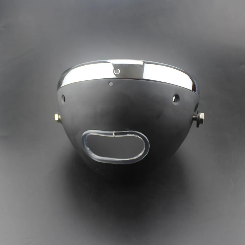 

Motorcycle Retro 7'' Headlight Shell Head light Headlamp Housing Mount Cover Cafe Racer For Kawasaki Honda Suzuki Kawasaki