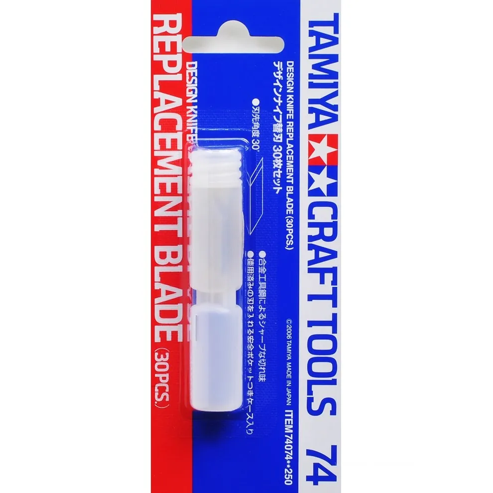 Tamiya 74074 30 штук острые лезвия для ремесленного ножа пластиковая военная модель