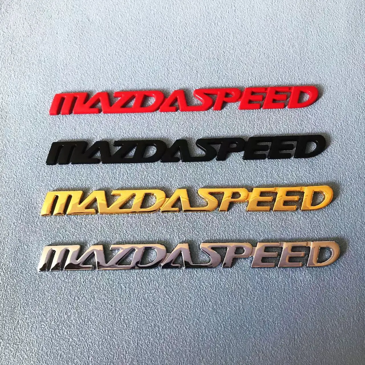 

3D Metal Car MS MazdaSpeed Logo Emblem Sticker Decal for Mazda 2 3 5 6 Axela Atenza CX-5 CX-7 Auto Refit Body Badge Stickers