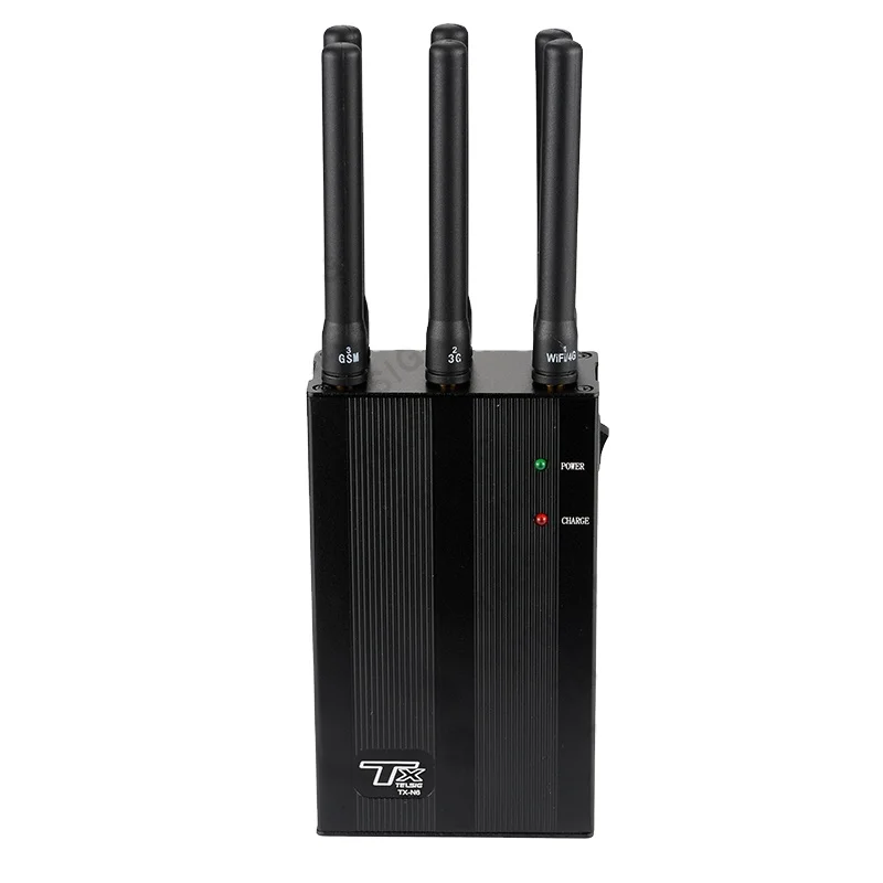 

6 Bands Portable Mobile Phone GMS GPS Anti Device Signal Disruptor For Cash Truck Mortgage Car