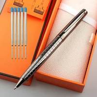 luxury quality 856 gray business office ballpoint pen new student school stationery supplies pens for writing